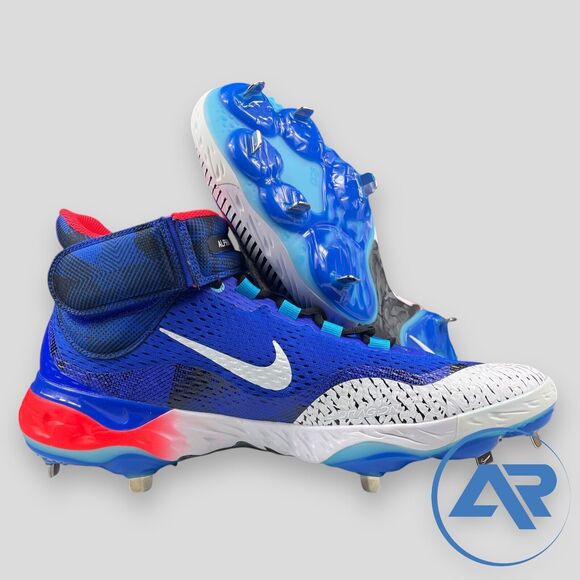 Nike Alpha Huarache Elite 4 Mid Baseball Cleats Fathers Day Size 14 FD5517-400 - Picture 5 of 7